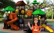 QTL-TH05701-Outdoor play equipment 户外森林滑梯