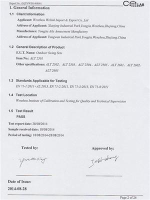 Swing CE test report-2